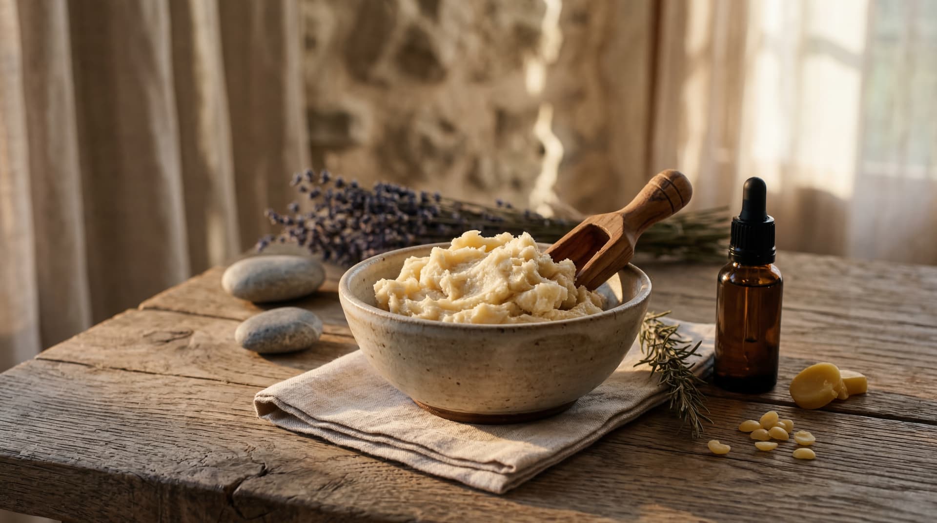 how to make shea butter beard balm