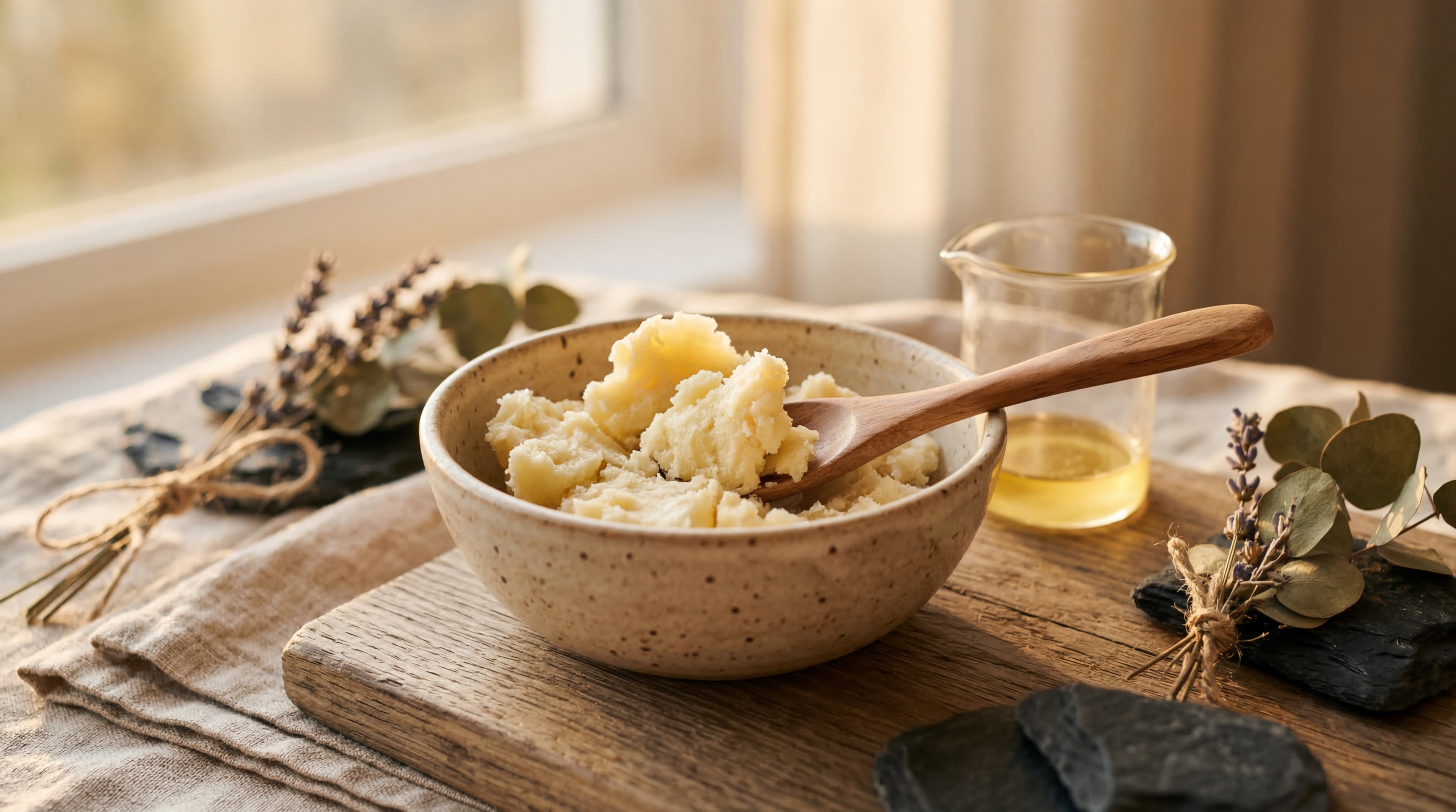 how to melt shea butter properly