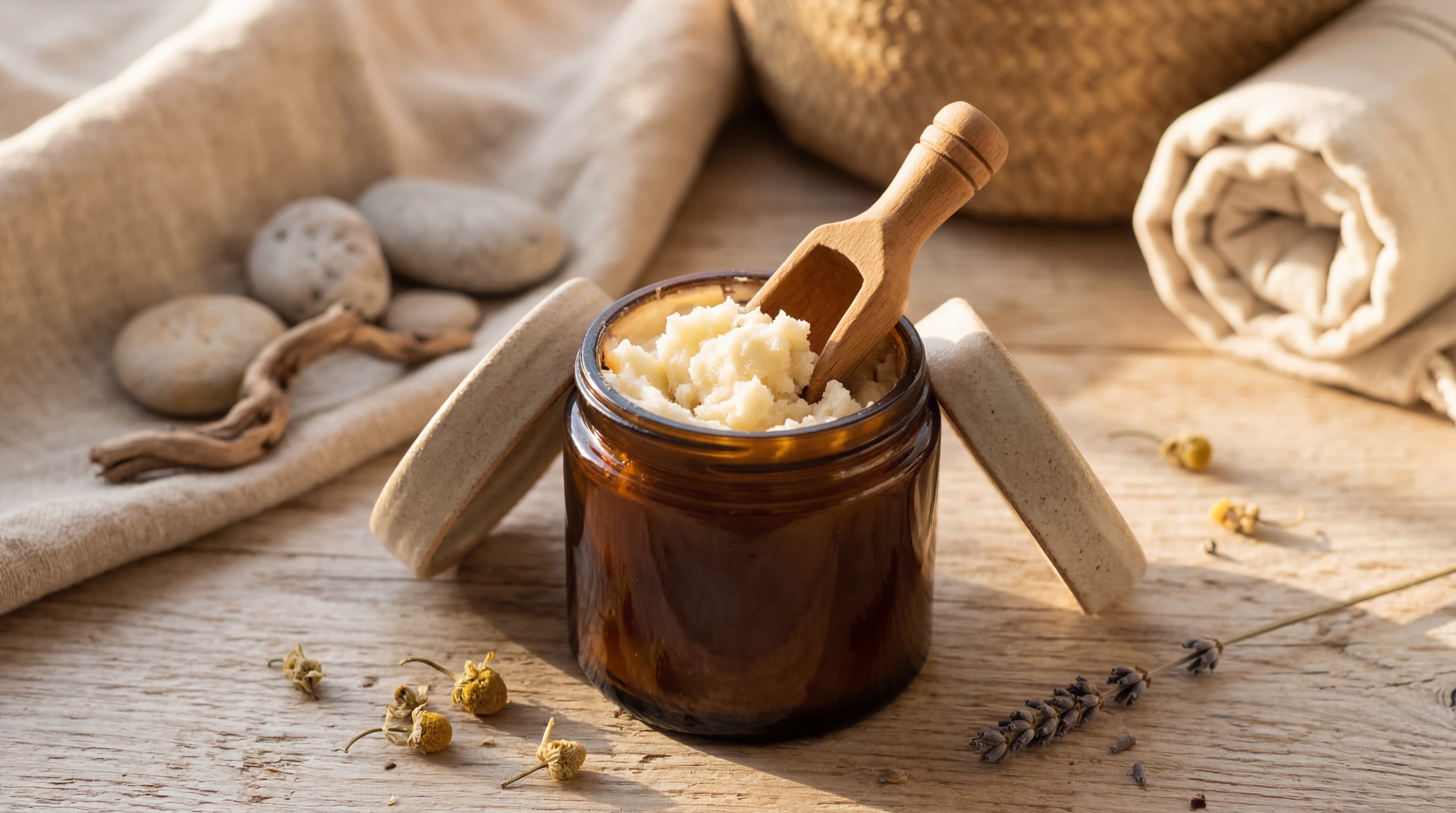 shea butter for beach and pool days