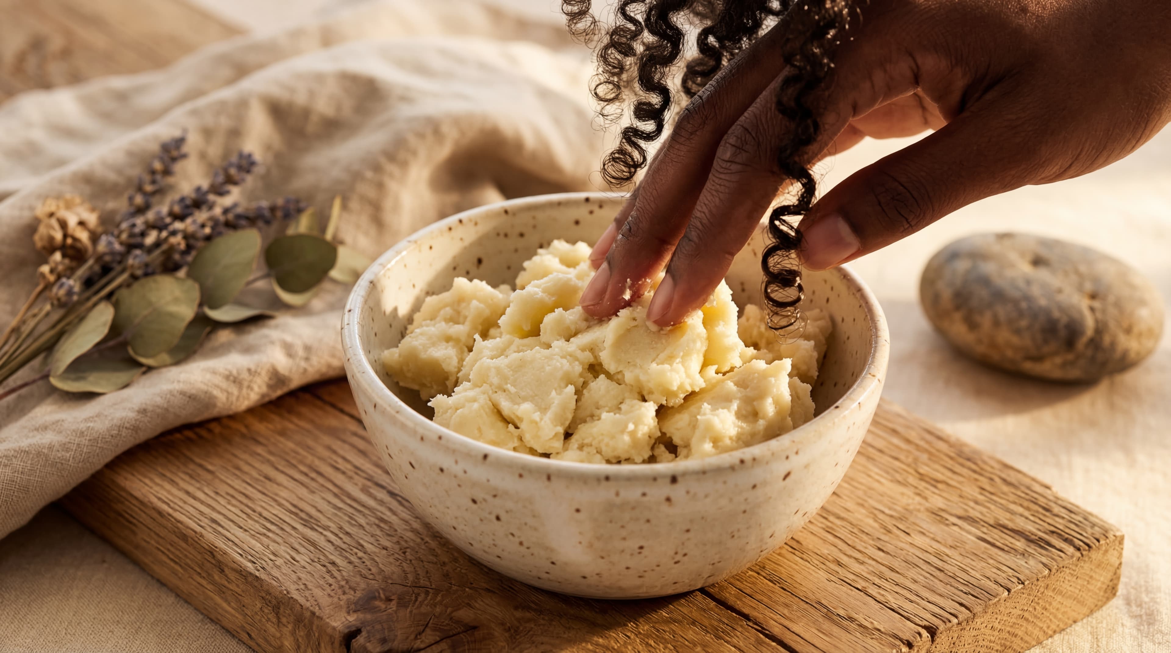 shea butter for curly hair