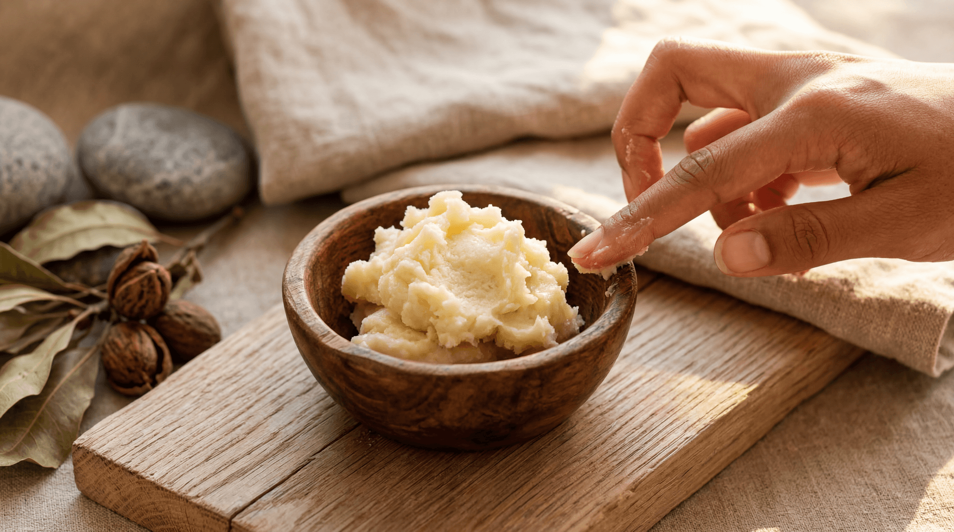 shea butter for edge control