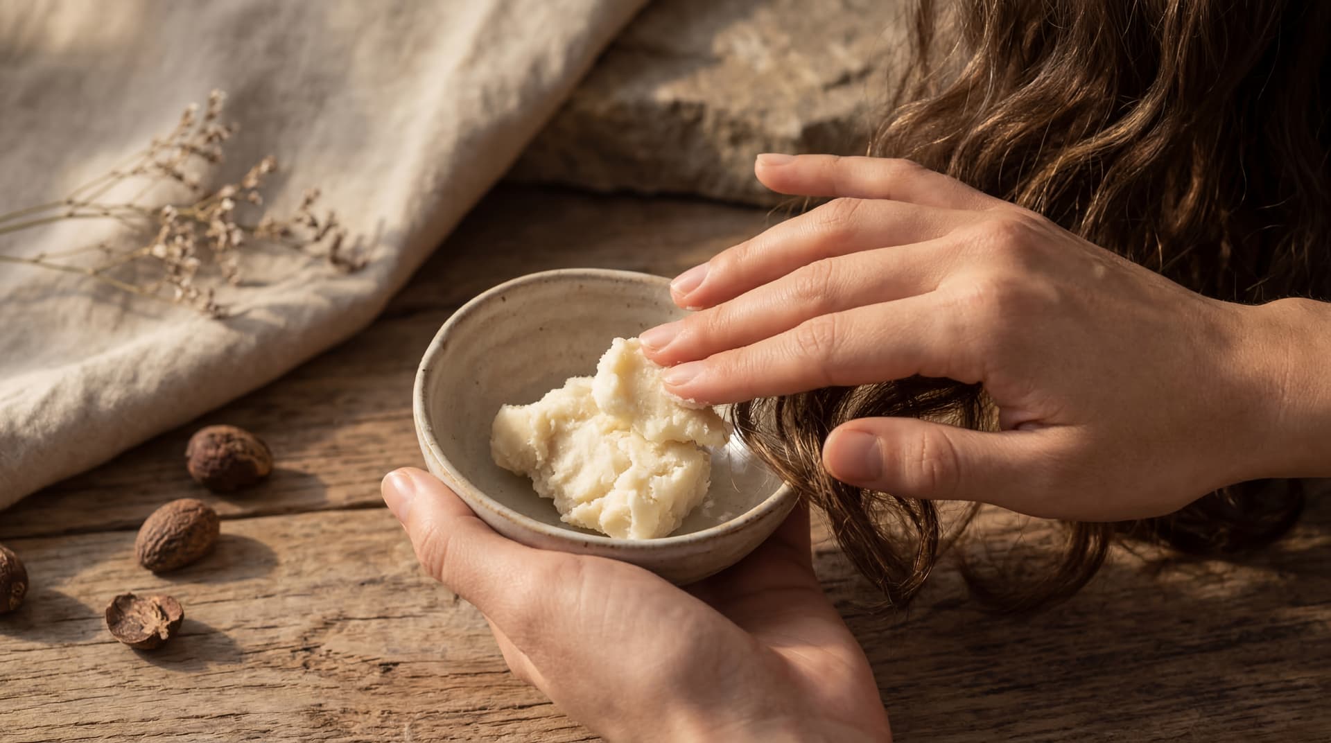 shea butter for frizz control