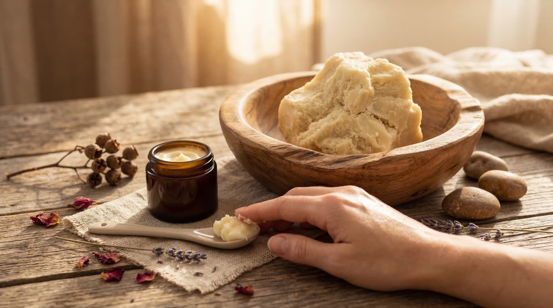 shea butter for glowing skin