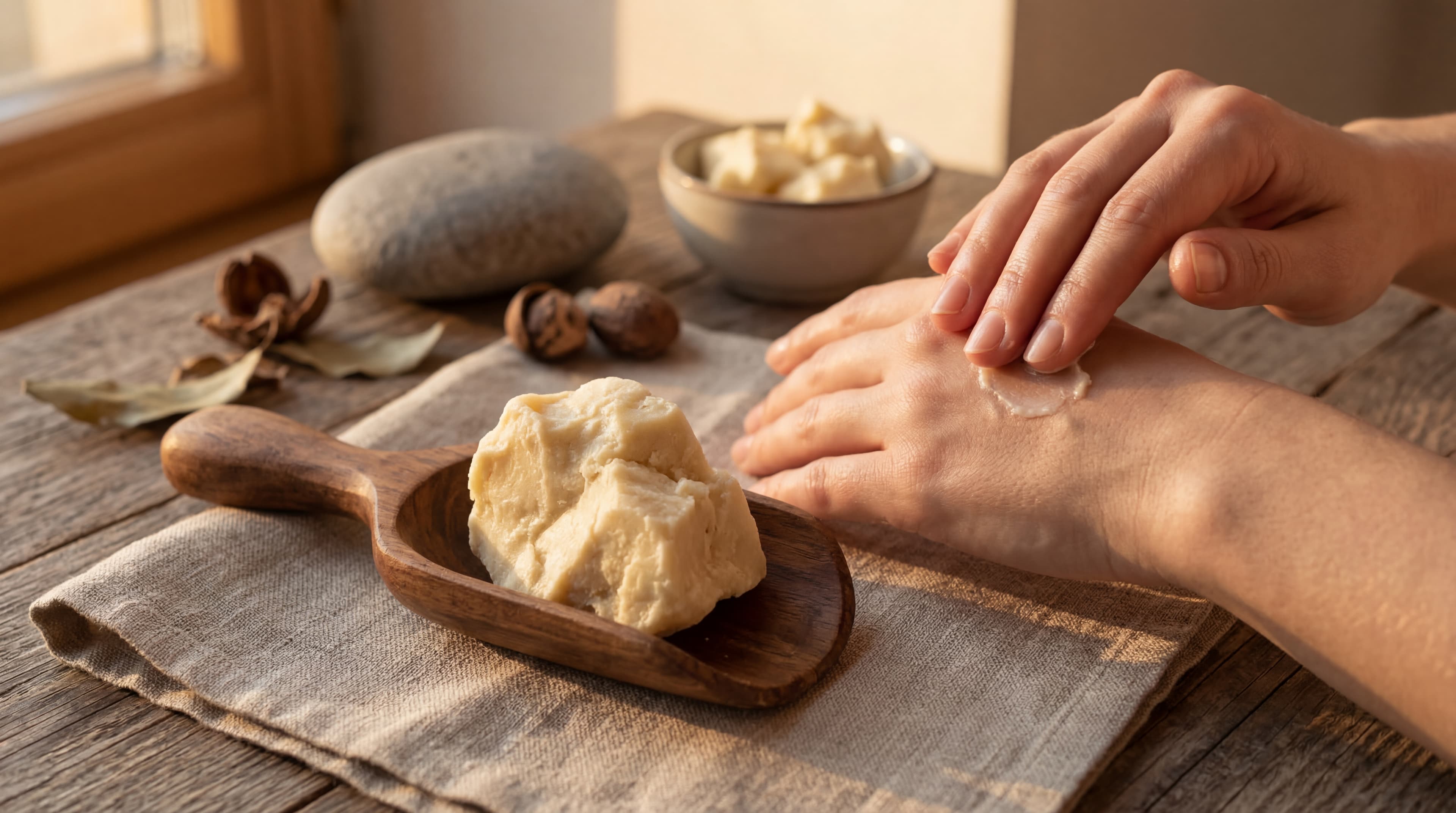 shea butter for hand care