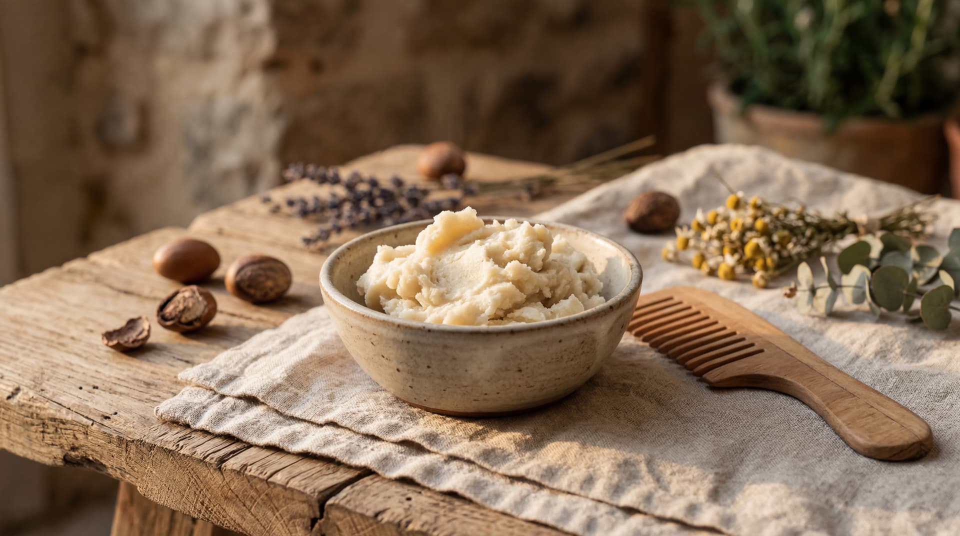 shea butter for heat damage repair