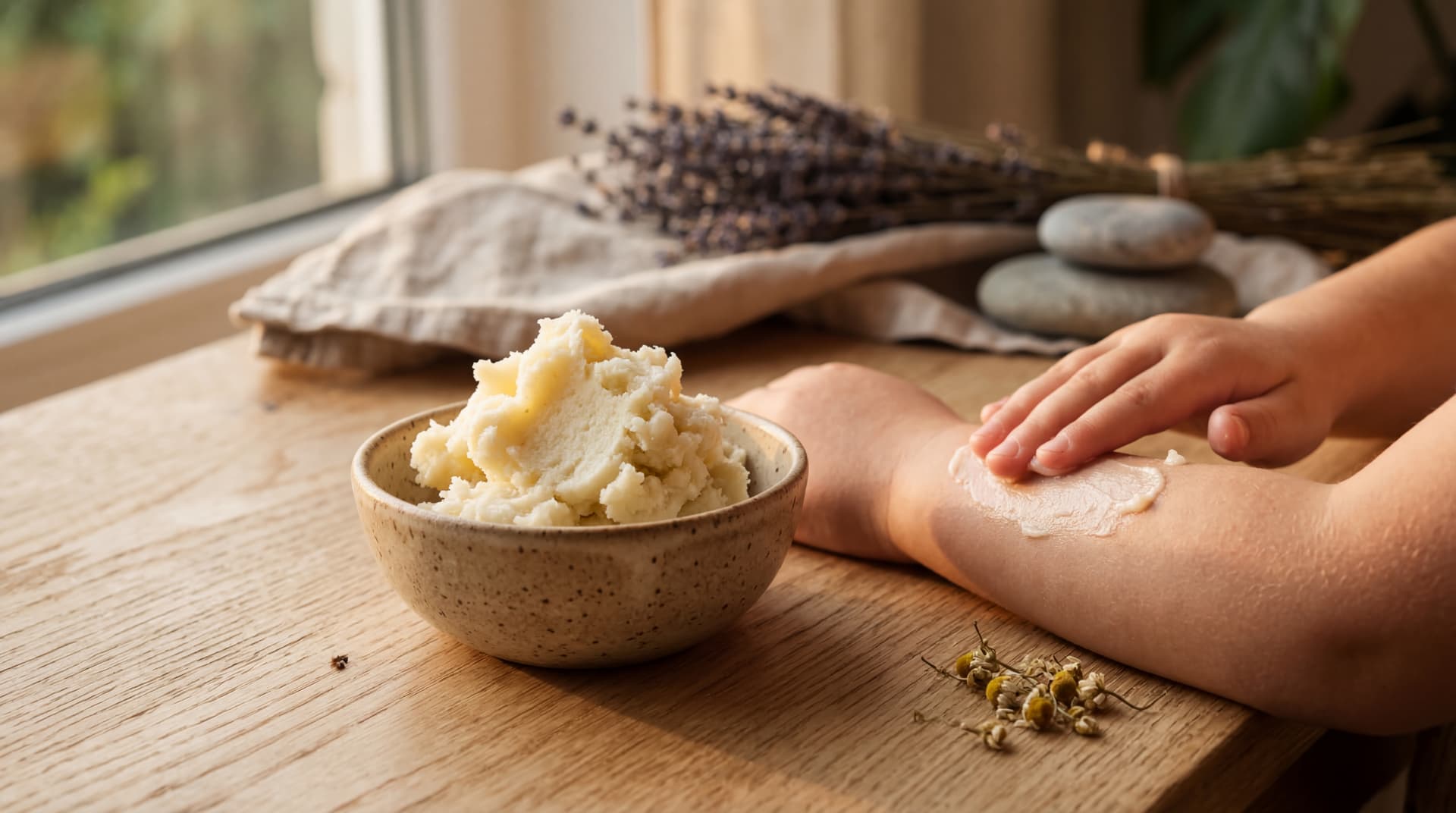 shea butter for kids dry skin