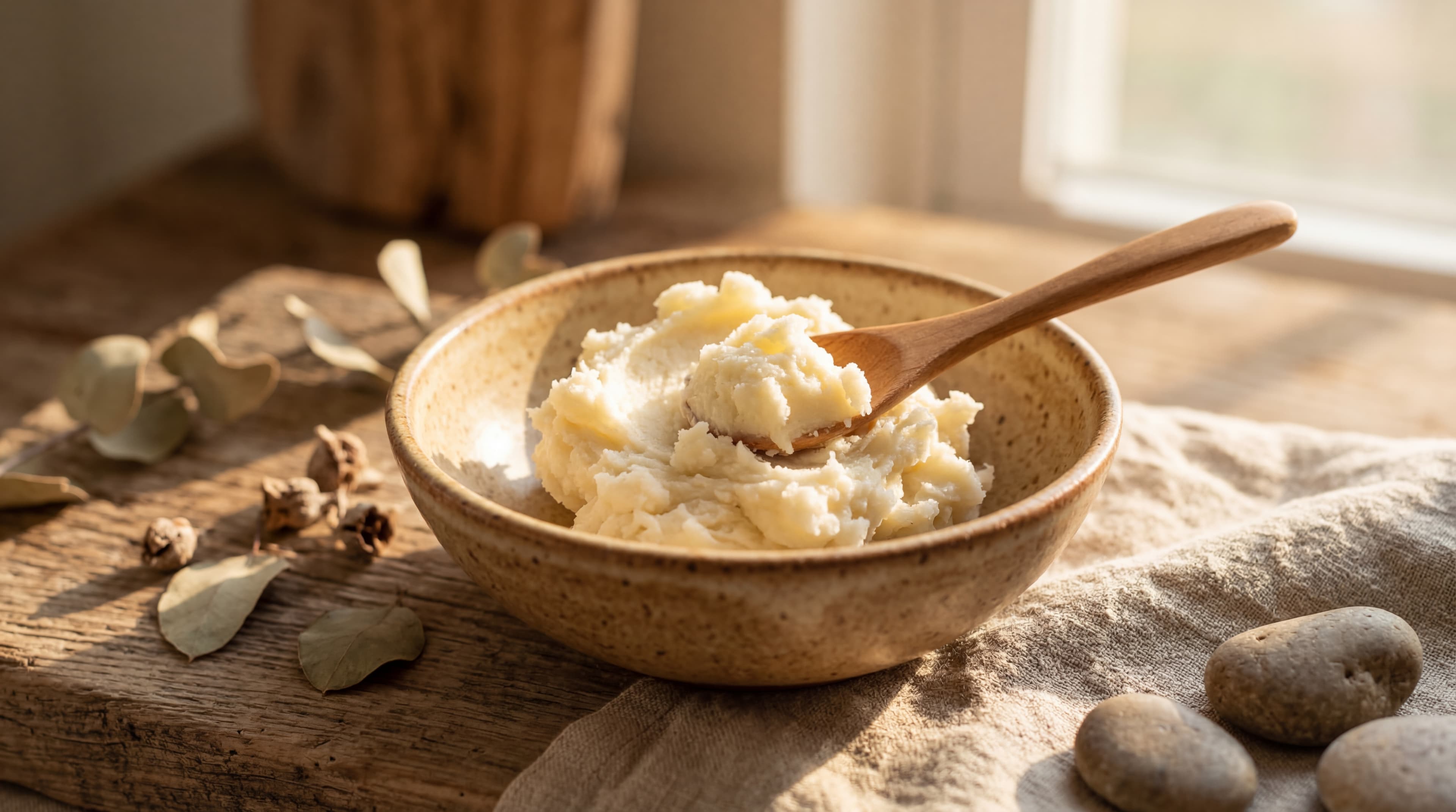 shea butter for minimizing pores