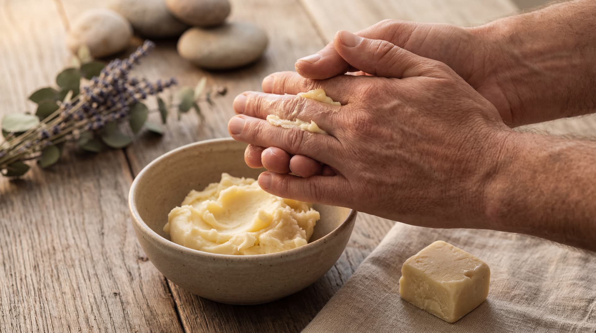 shea butter for working hands