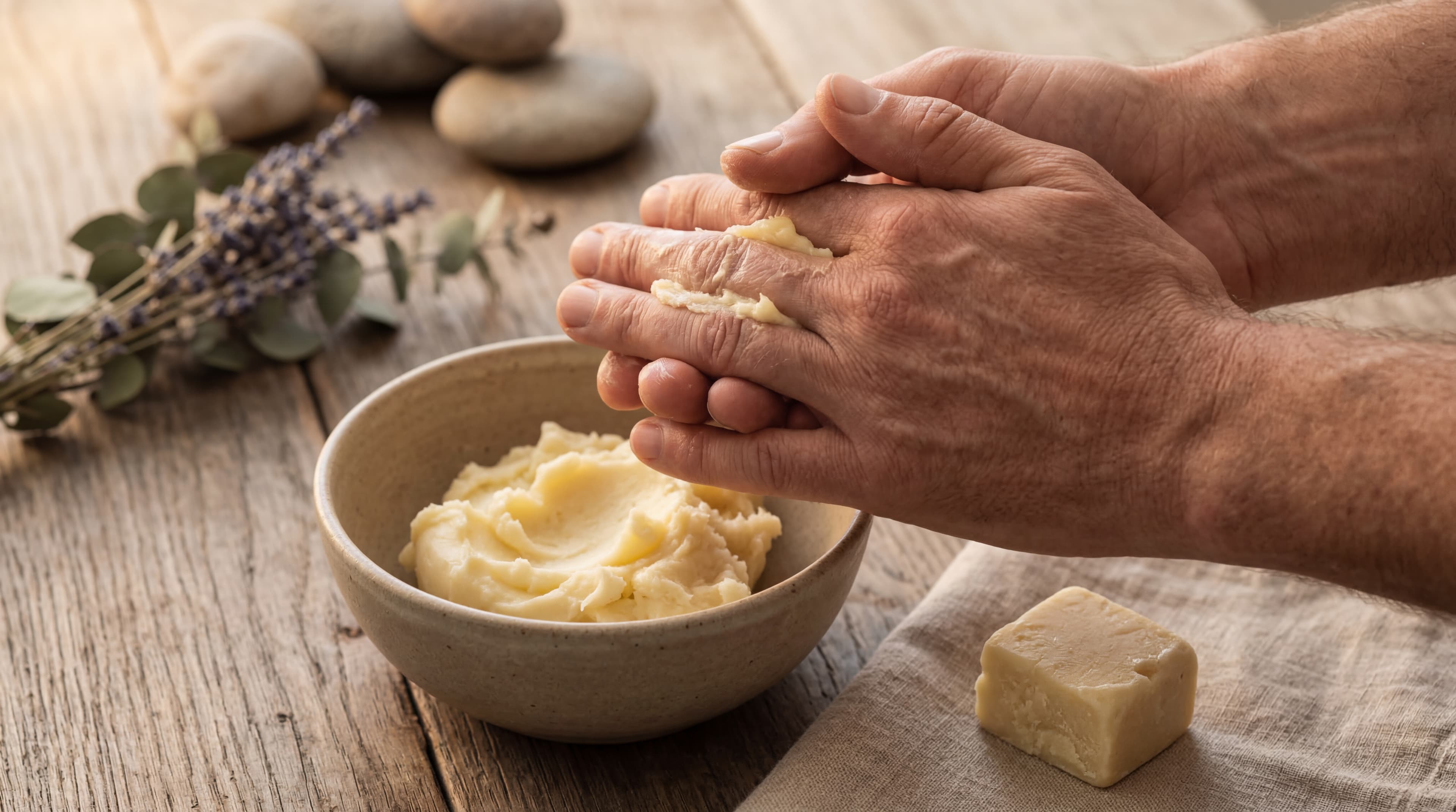 shea butter for working hands