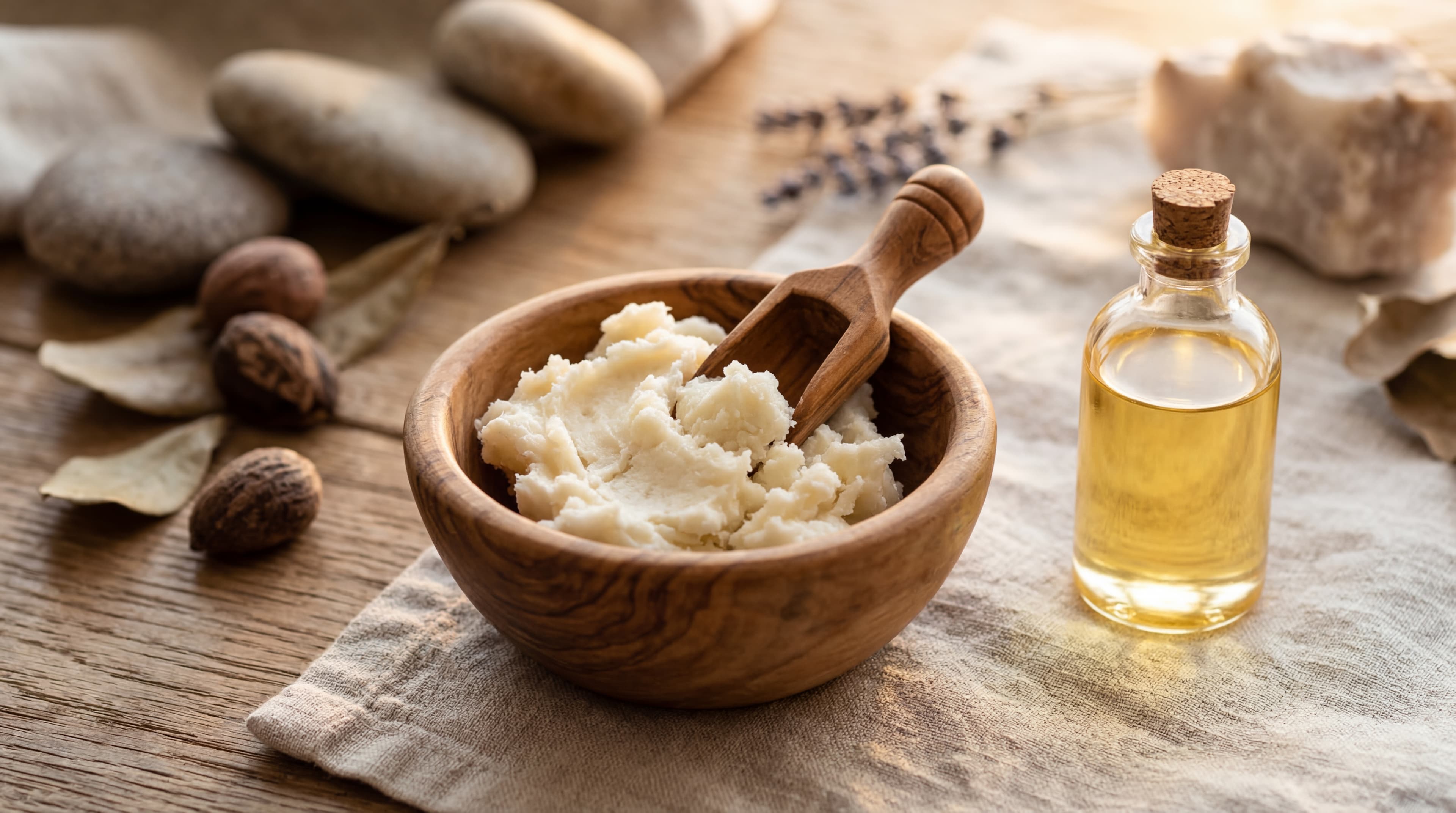 shea butter vs argan oil for hair and skin