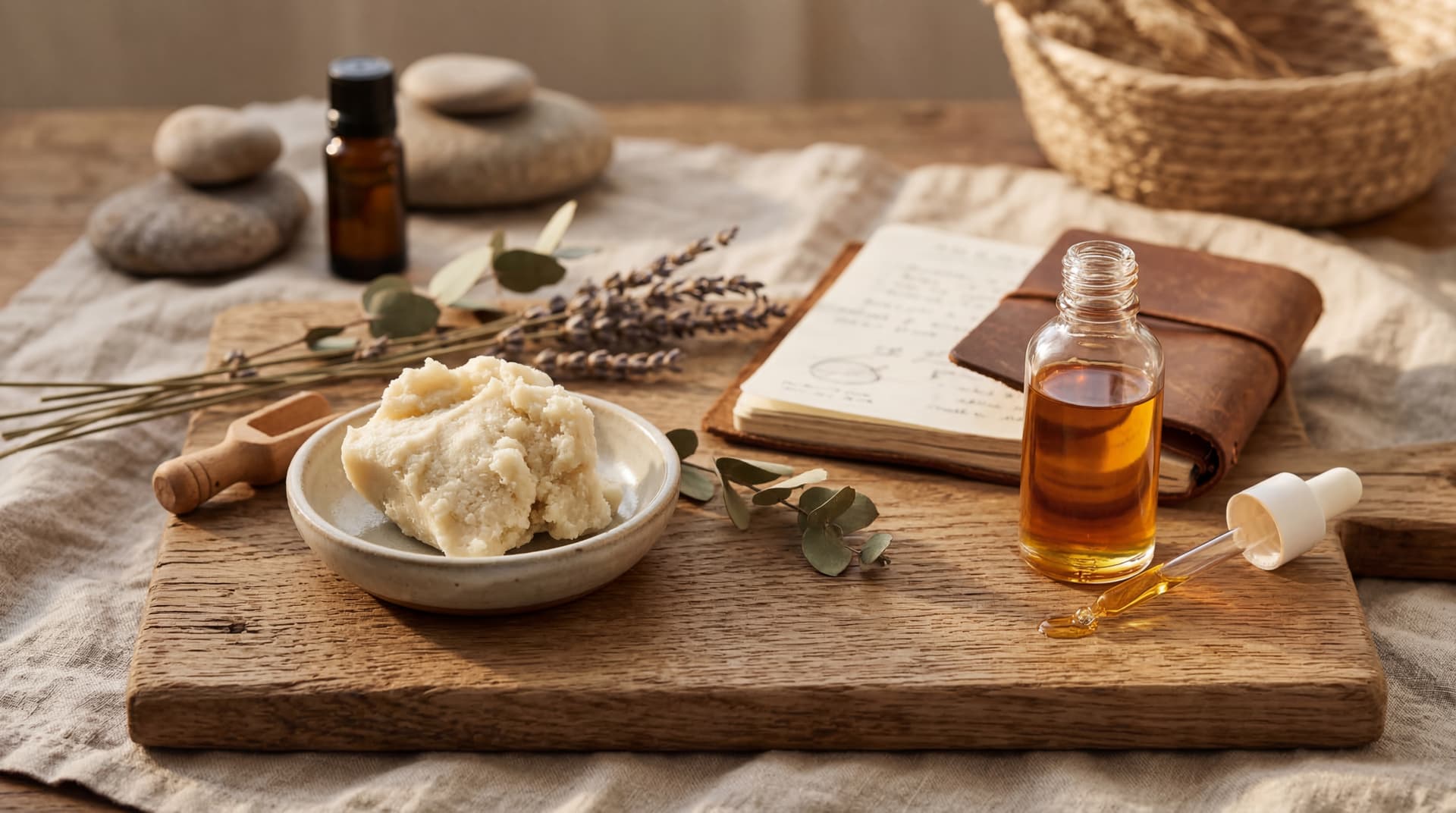 shea butter vs vitamin e oil for scars