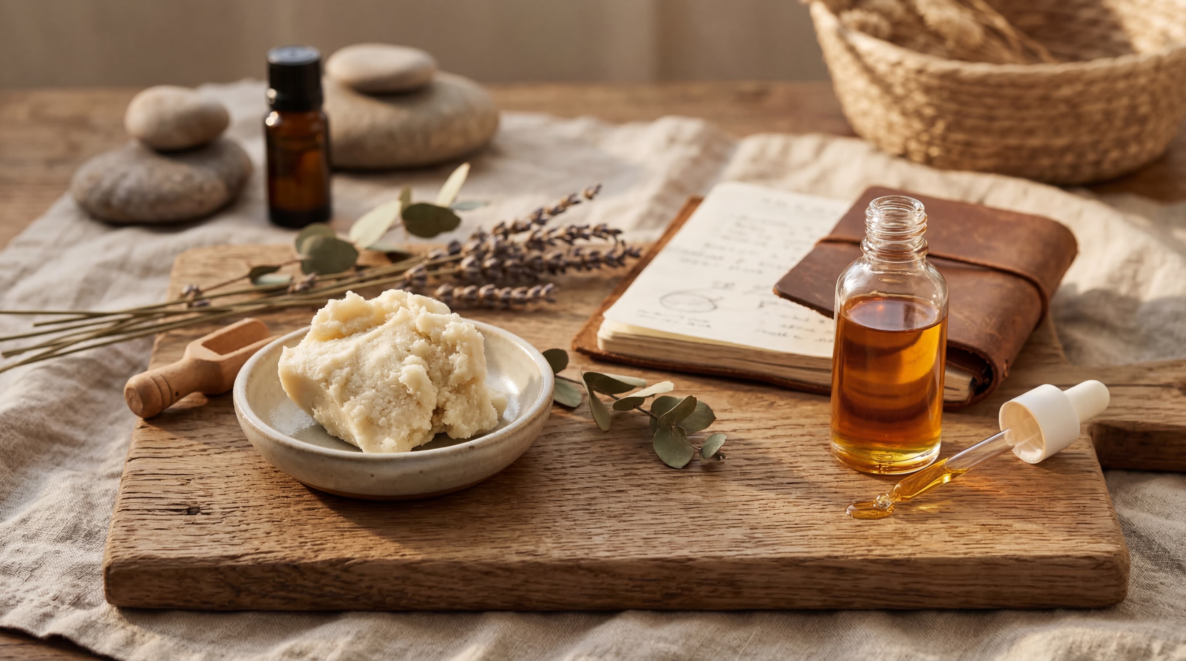 shea butter vs vitamin e oil for scars