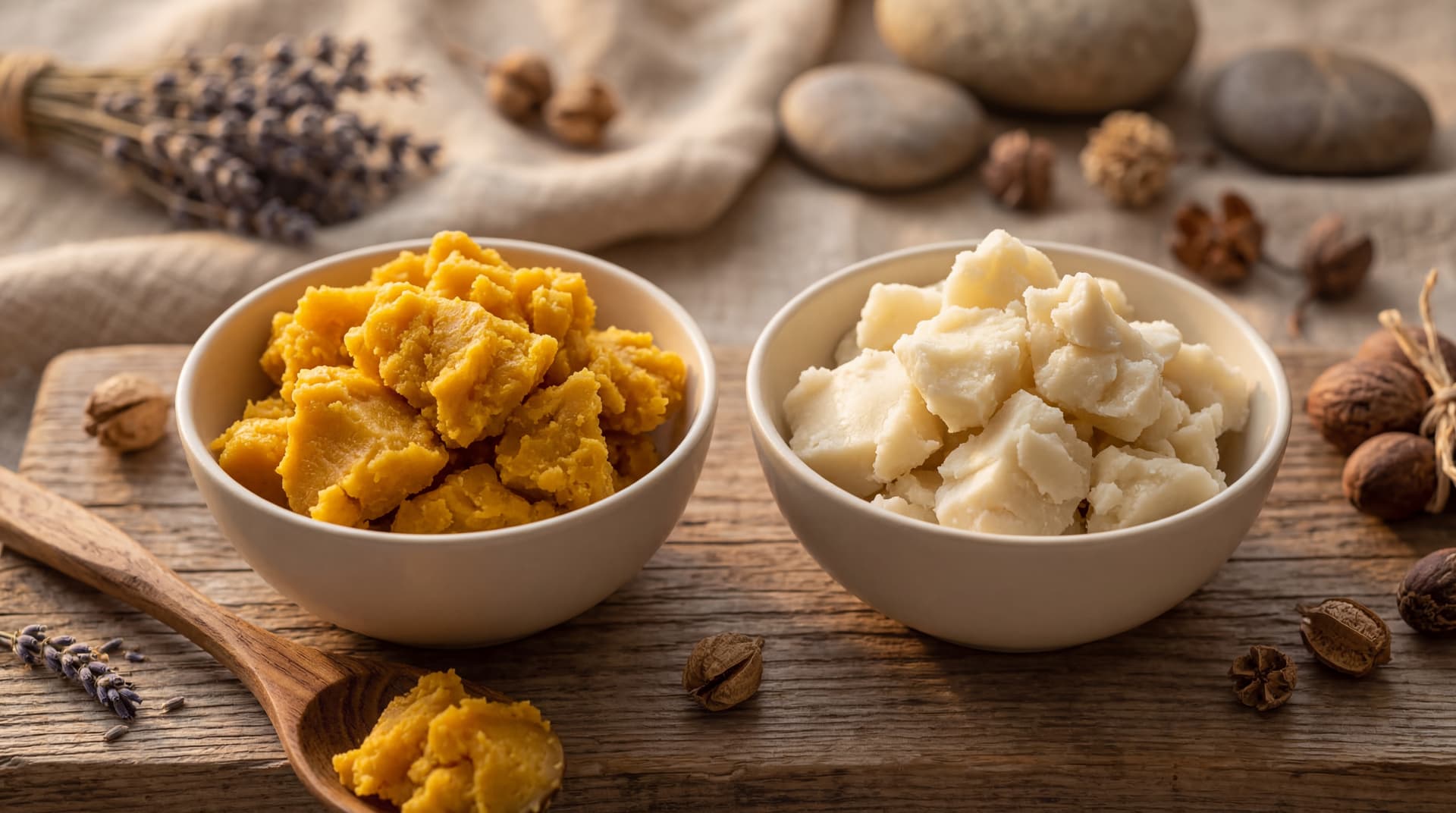 yellow vs white shea butter: which should you buy